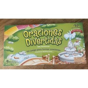Learning Resources Oraciones Divertidas Silly Sentences Spanish 2-4 Players New